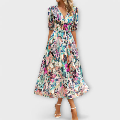 Zeraya™ – Elegant Midi Dress