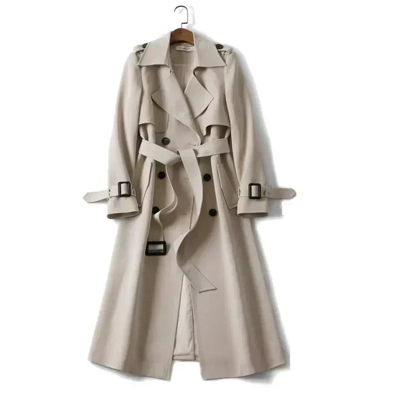 Celestine – Damen Trenchcoat Wasserdicht Klassisch Mit Gürtel