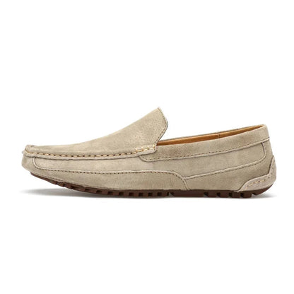 Mocasines elegantes de ante de primera calidad