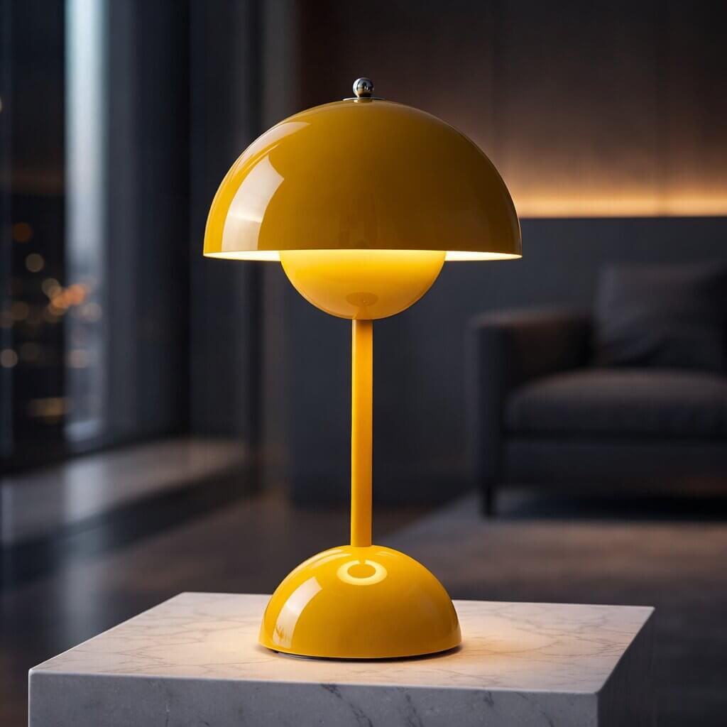 Designer Tischlampe | LED Tischleuchte | Nachttischlampe | Dimmbar & kabellos | Lumora