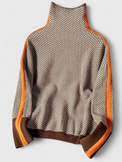 Elwira | Sweter z Polgolfem
