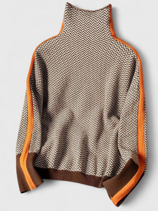 Elwira | Sweter z Polgolfem