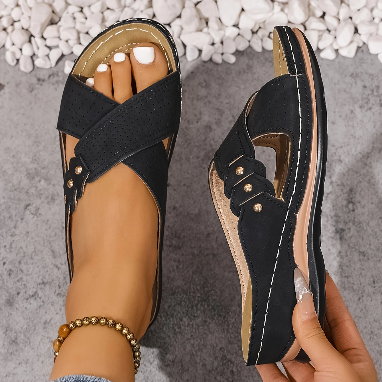 Lina | Orthopaedic Wedge Sandals