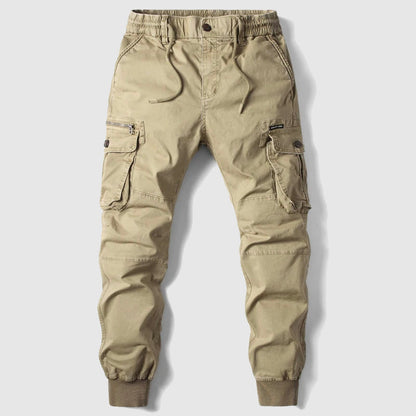 Men’s Cargo Jogger Pants with Multiple Pocket Design