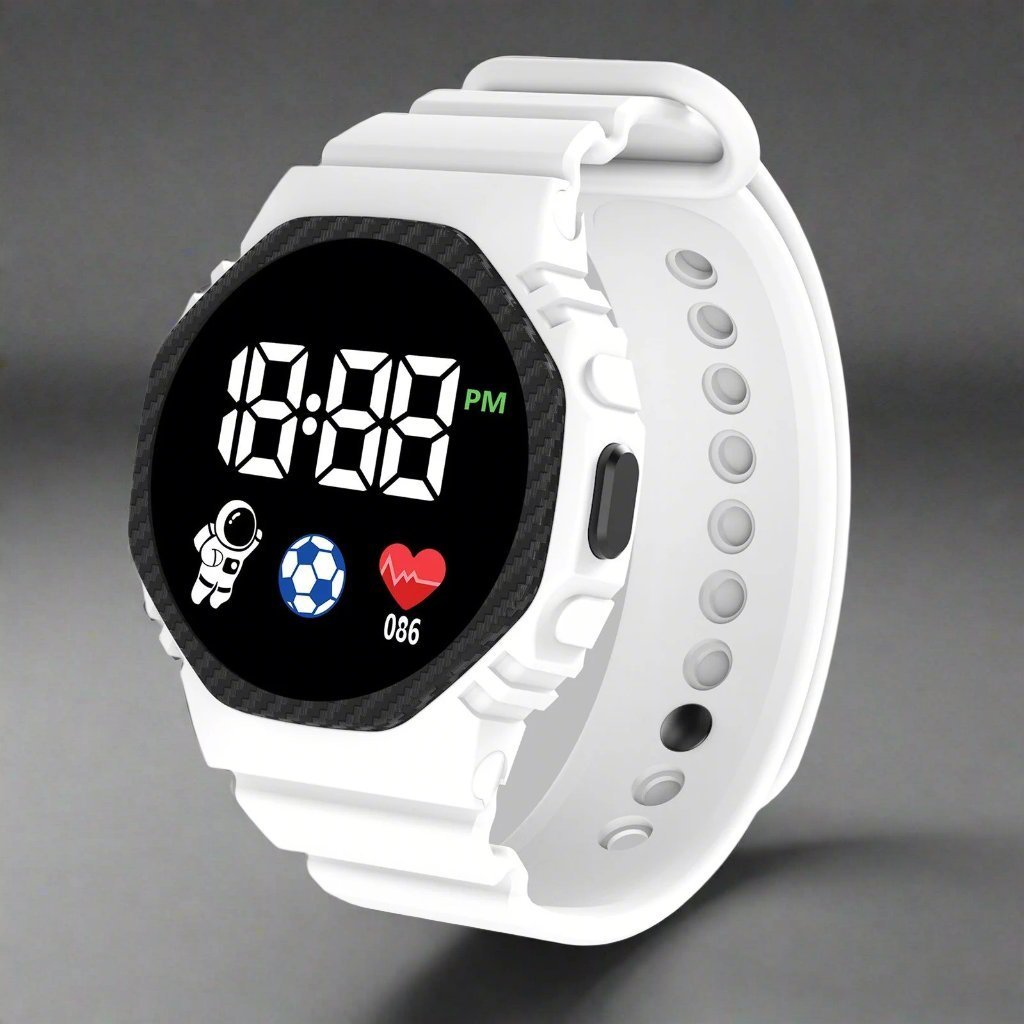 Digitaal Kinderhorloge | Waterdicht LED - Scherm Met Kalender Vanaf 4 Jaar - KidsKorner