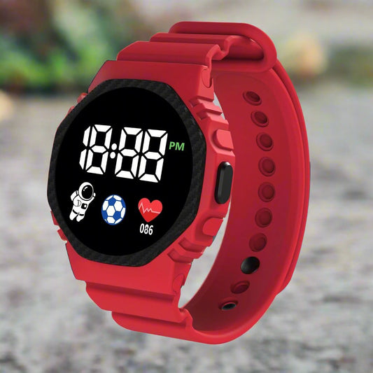 Digitaal Kinderhorloge | Waterdicht LED - Scherm Met Kalender Vanaf 4 Jaar - KidsKorner