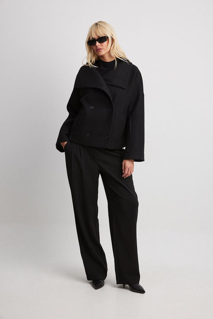 Women’s Double-Breasted Trench Coat – Timeless Structure with Everyday Elegance