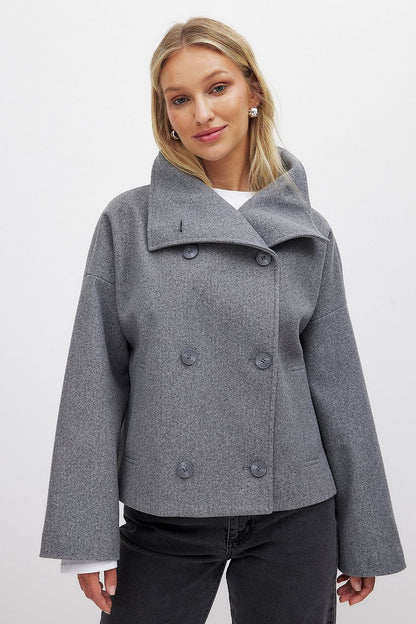 Women’s Double-Breasted Trench Coat – Timeless Structure with Everyday Elegance
