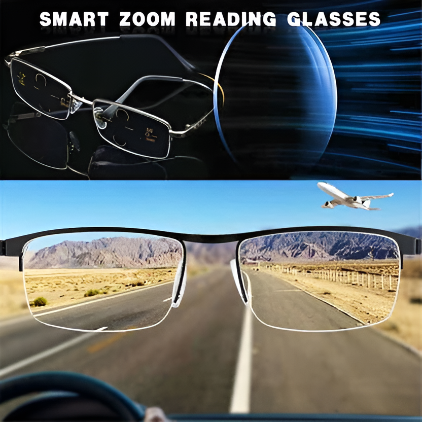 Intelligente Gleitsichtbrille für klare Sicht in jeder Entfernung
