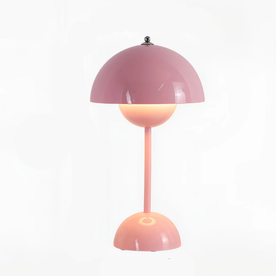 Stilvolle Pilzlampe mit USB-Ladefunktion