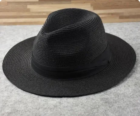 Męski Letni Kapelusz Typu Fedora | Szerokie Rondo