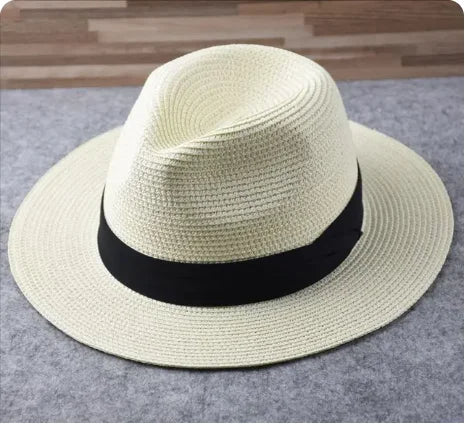 Męski Letni Kapelusz Typu Fedora | Szerokie Rondo
