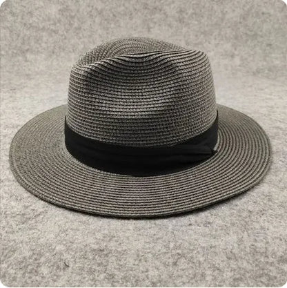 Męski Letni Kapelusz Typu Fedora | Szerokie Rondo