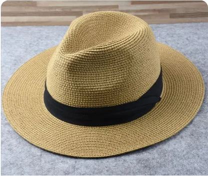 Męski Letni Kapelusz Typu Fedora | Szerokie Rondo
