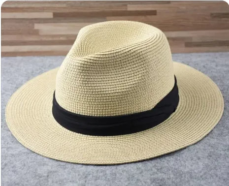 Męski Letni Kapelusz Typu Fedora | Szerokie Rondo