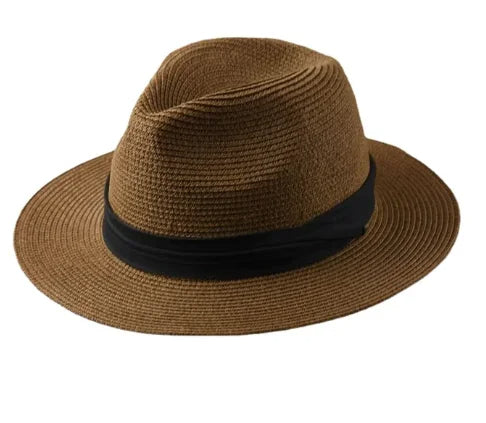 Męski Letni Kapelusz Typu Fedora | Szerokie Rondo