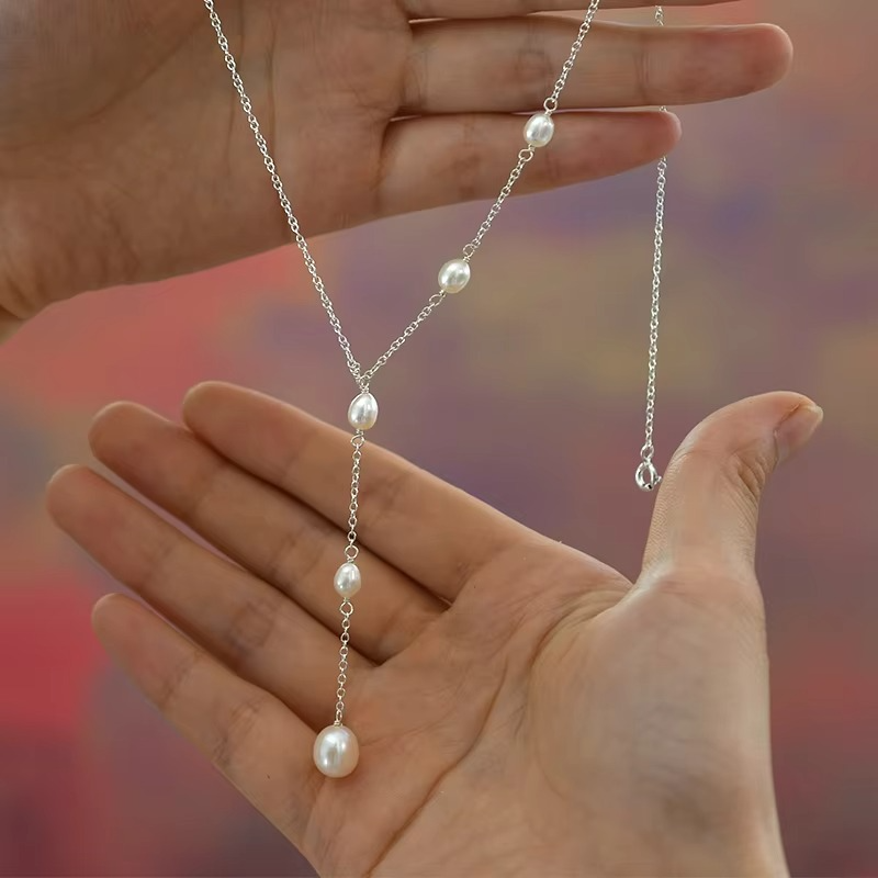 Collier à Pendentif en Perles Vintage