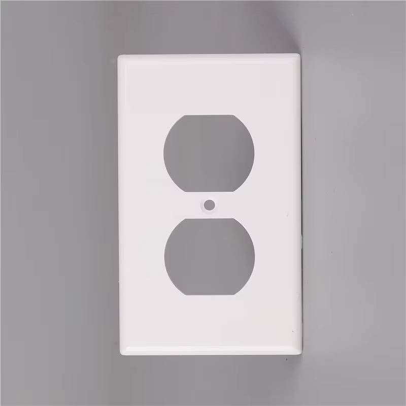 Set of 4 Wall Plates with LED Night Light Outlets