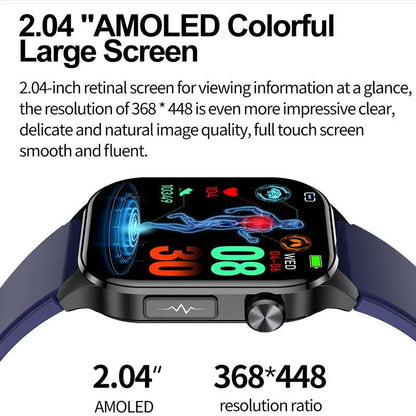 Health Monitoring Smartwatch for Seniors – Blood Pressure and Sugar Tracking