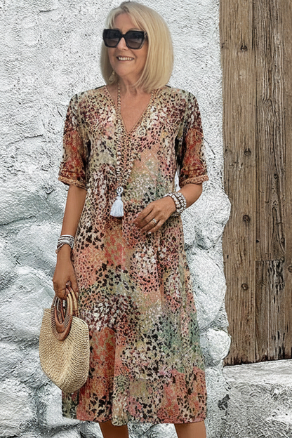VERONICA | VIBRANT MIDI DRESS