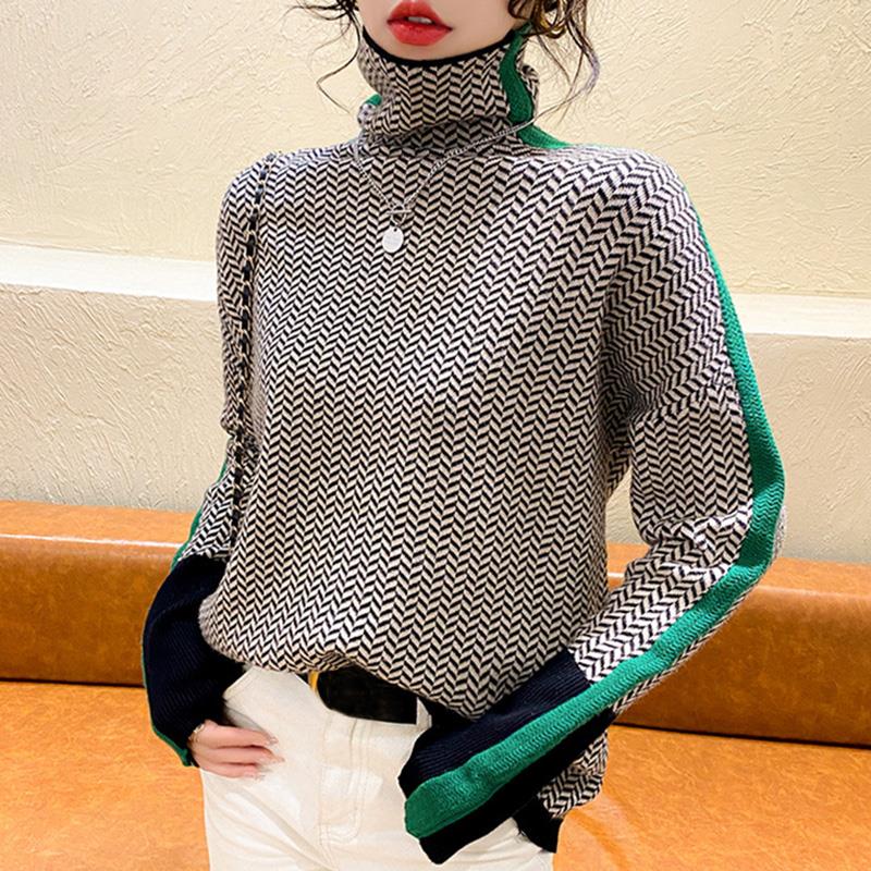 Malou | Sweater med høj hals