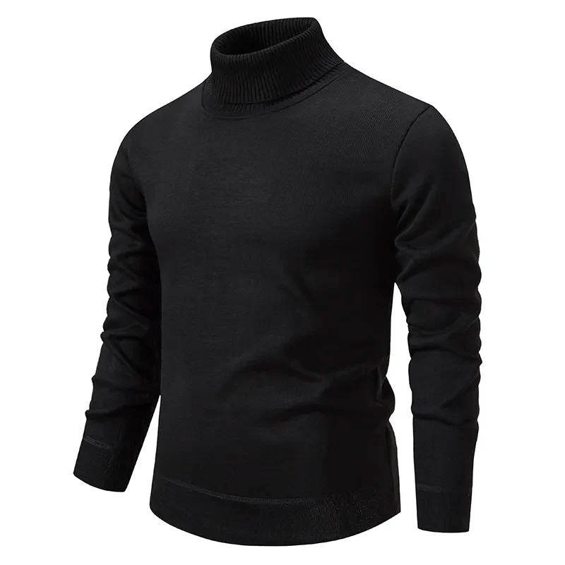 Rollkragenpullover aus Schurwolle - Franco