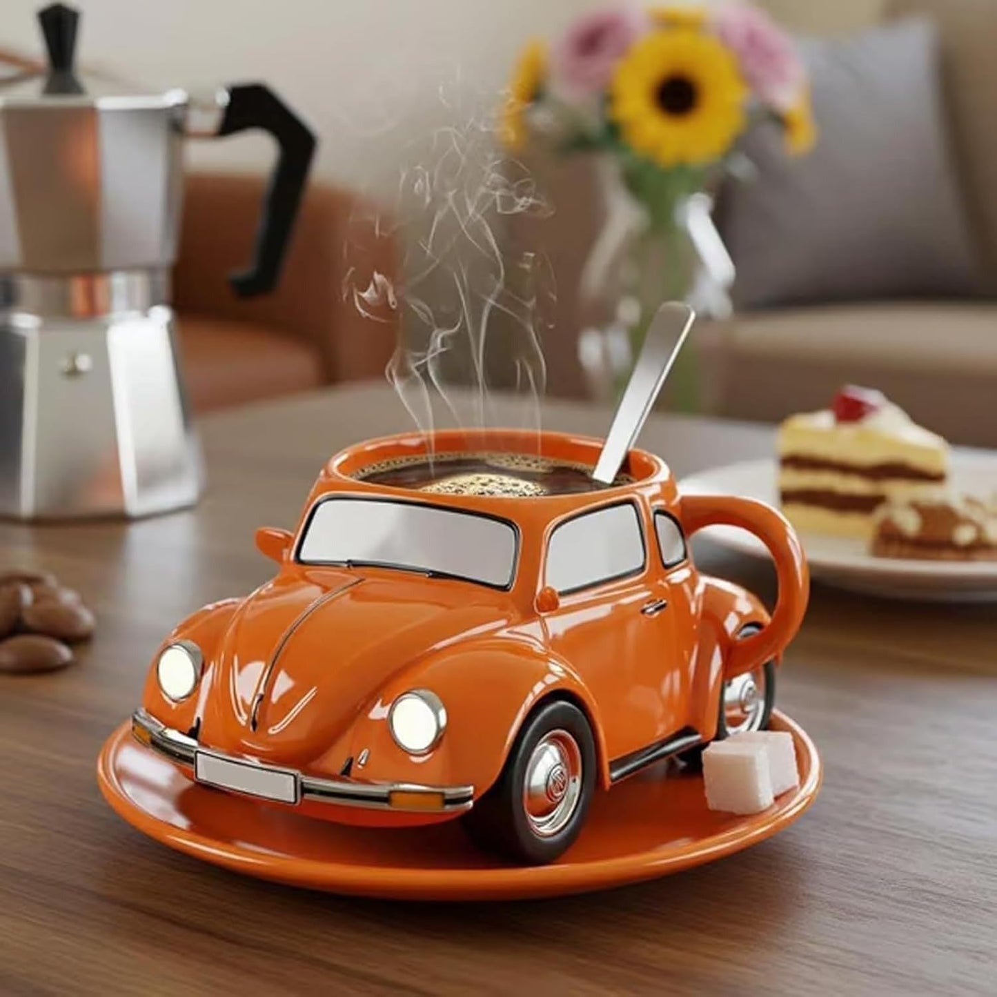ORANGECUP | Retro hrnek s motivem auta