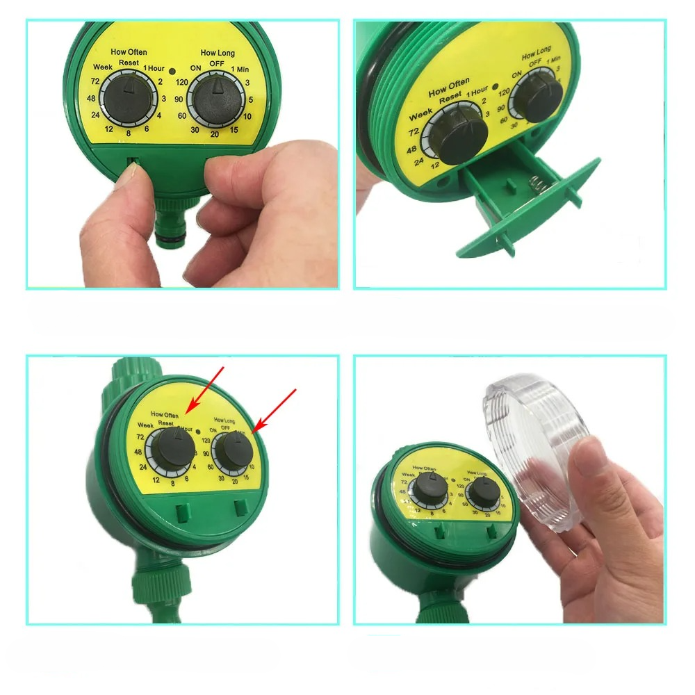 Aqualis – Druppelirrigatiesysteem met automatische timer voor tuinplanten