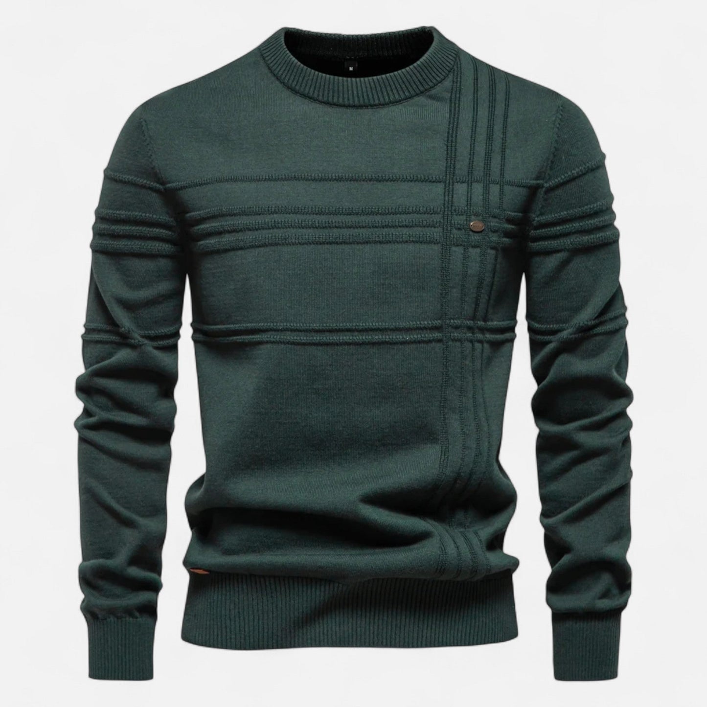 Duval Paris™ | Hugo Pull Homme Classique à Rayures en Coton Doux
