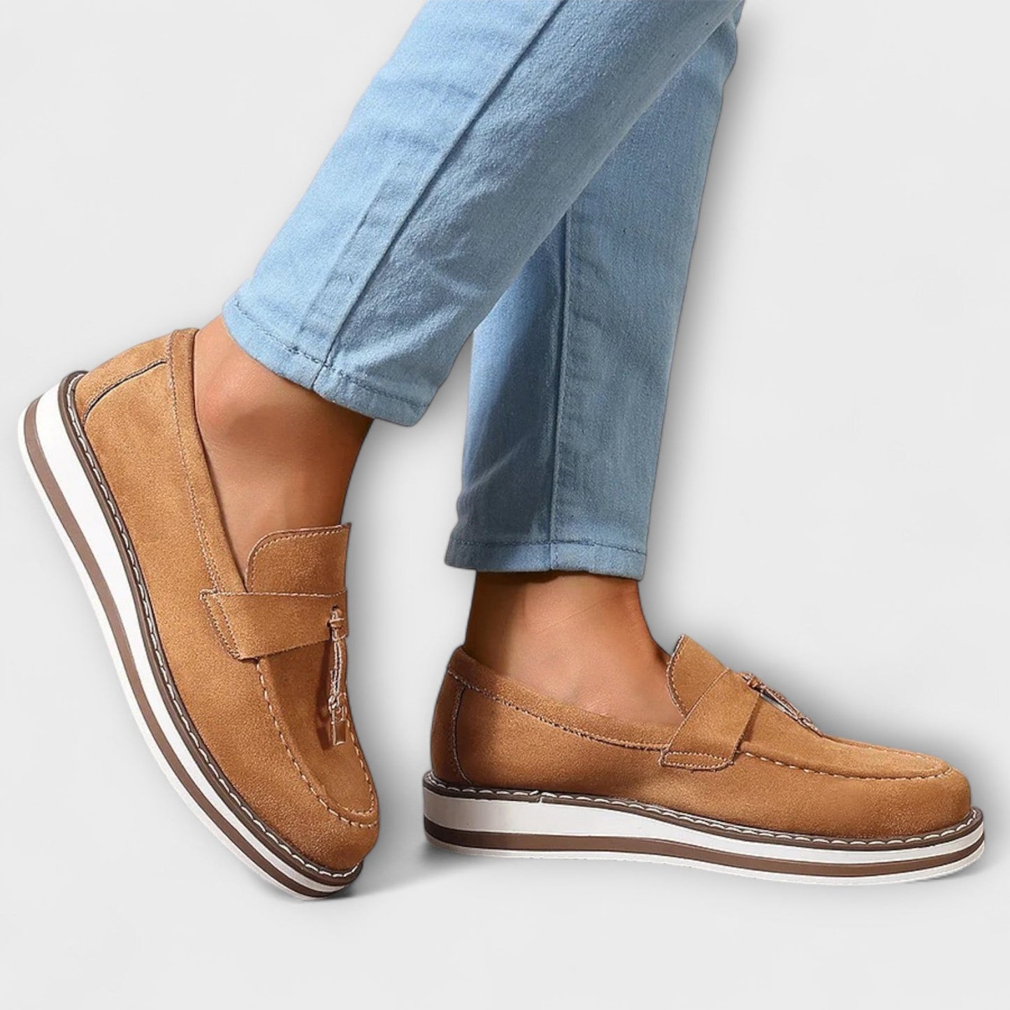 Halo – Stylish Casual Loafers with Elegant Round Toe Design