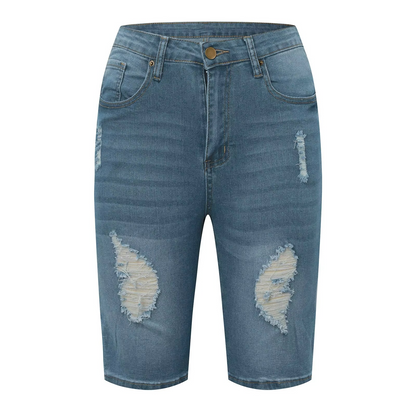 Ravelo high-waist shorts – slidte detaljer og lommer