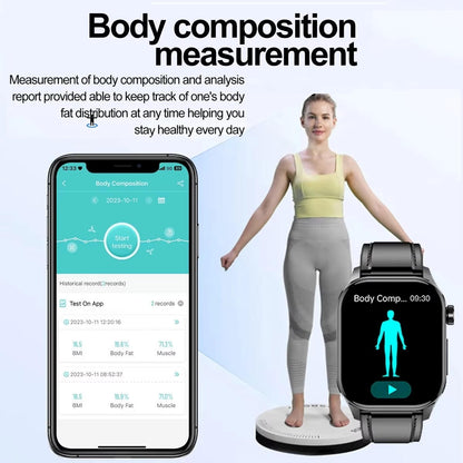 Health Monitoring Smartwatch for Seniors – Blood Pressure and Sugar Tracking