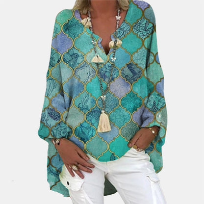 Stijlvolle Linnen Damesblouse - Elodie
