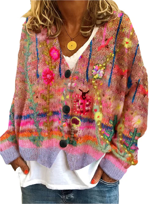 Isobelle | Retro-inspired cardigan jacket for women