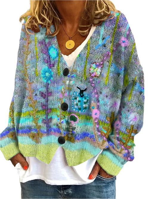 Isobelle | Retro-inspired cardigan jacket for women
