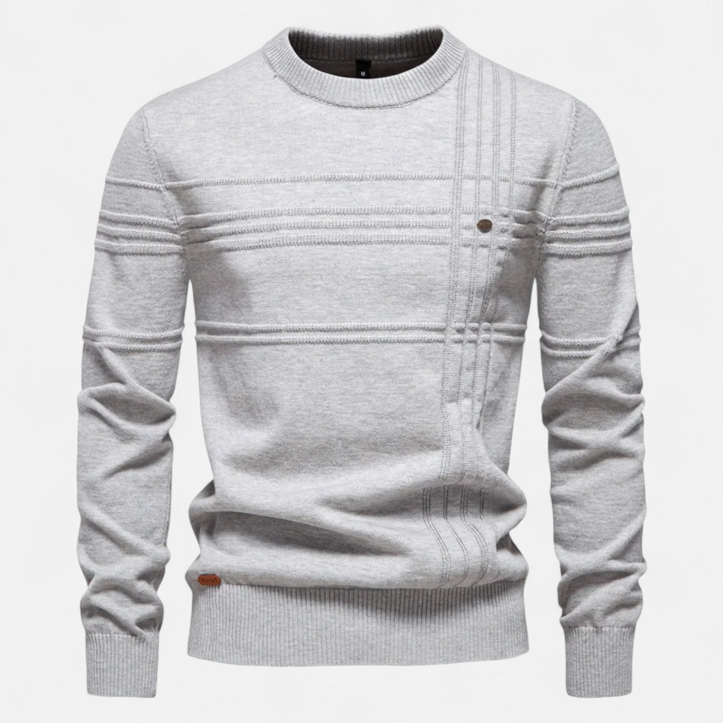 Duval Paris™ | Hugo Pull Homme Classique à Rayures en Coton Doux