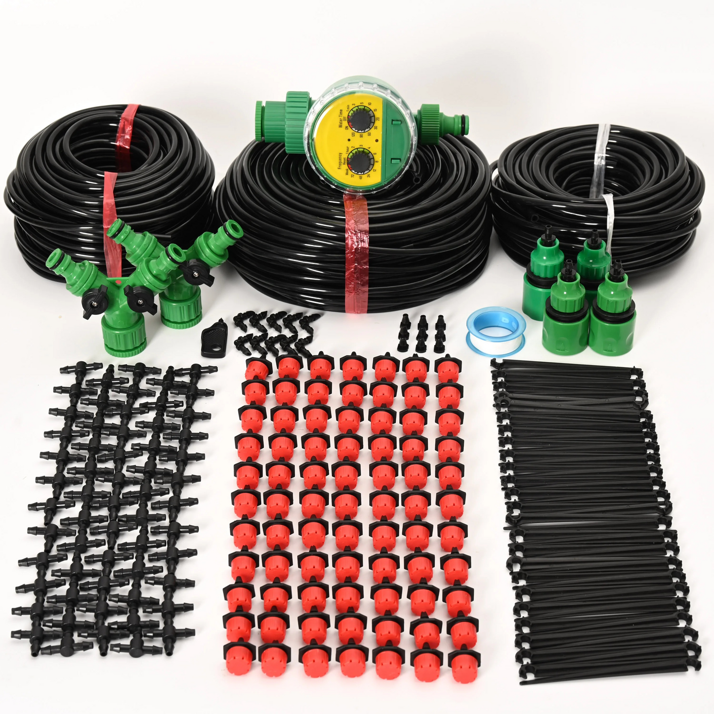 Aqualis – Druppelirrigatiesysteem met automatische timer voor tuinplanten