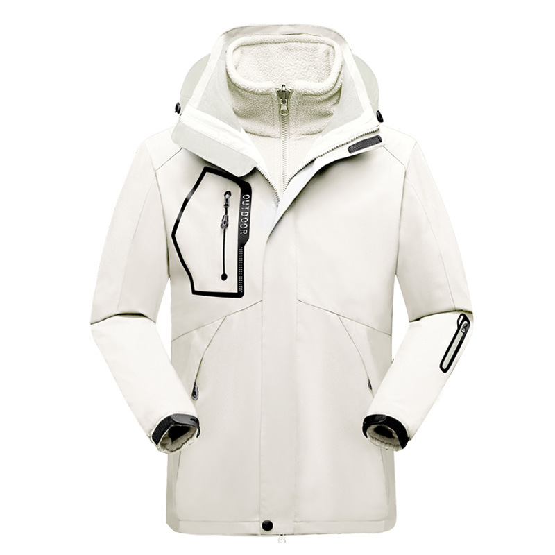 Damska 2 w 1 Outdoorowa kurtka | Odpinana Polarowa Podszewka