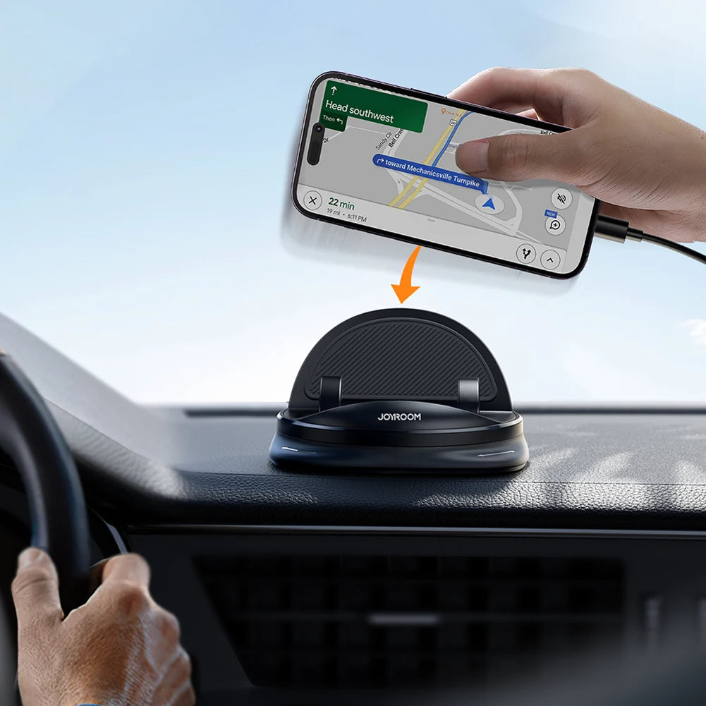 360° Draaibare Telefoonhouder voor in de Auto – Handig en Verstelbaar voor Perfecte Kijkhoeken