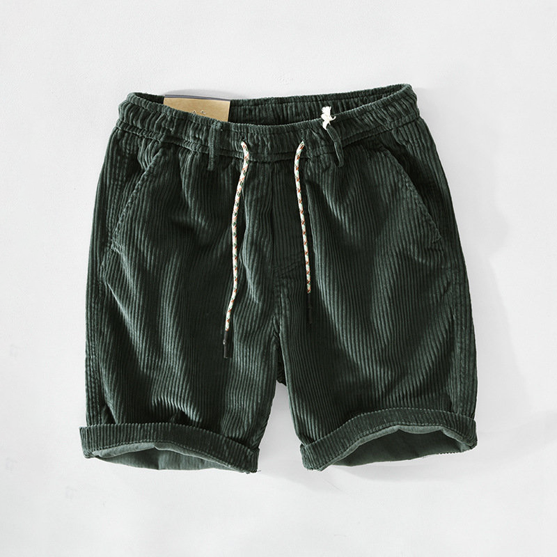 Retro-Cordshorts für Herren mit bequemem Schnitt – Raul