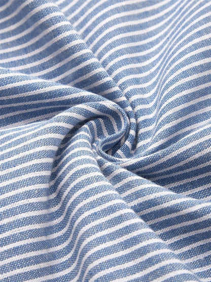 Gestreiftes Midikleid – Müheloser Chic in klassischen Streifen
