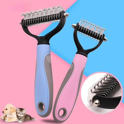 Dubbelzijdige Ontharing Kam voor Huisdieren - SmoothGroom