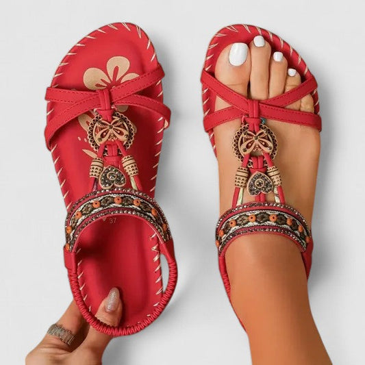 Kate | Womens Strappy Flat Open Toe Sandals