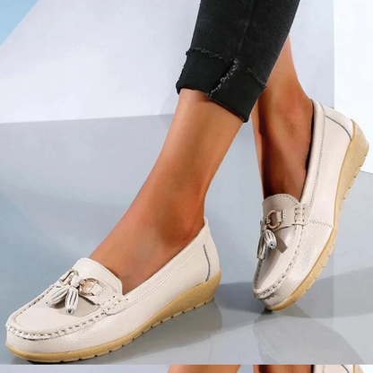 Heliora™ - Mocassins en Cuir Confort Orthopédique – L’Élégance Naturelle à Chaque Pas