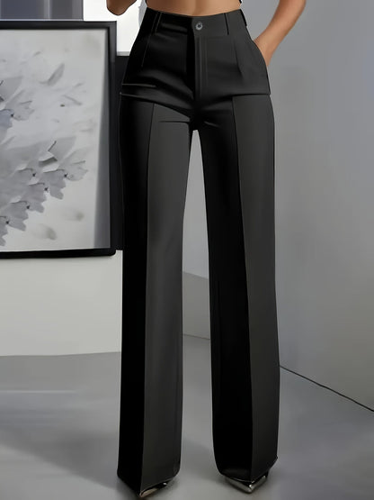 Orelisse - Pantalón de pierna ancha de tiro alto