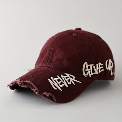 Veltrano™ Nunca Te Rindas Gorra Desgastada