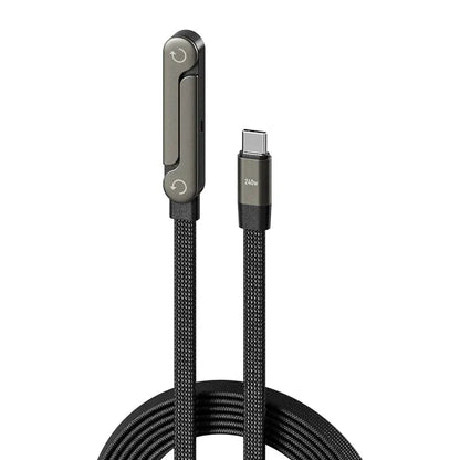 2-in-1 Unsichtbarer Handyhalter mit Ladekabel | 240W Superschnelles Laden