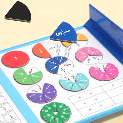 FractionMaster - Montessori magnetisch puzzelboek voor het leren van breuken