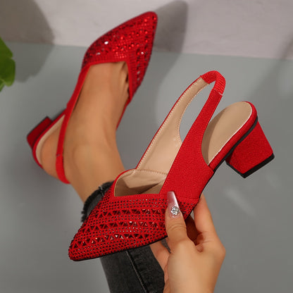 Sära Tallinn - ortopeediline slingback-plokk-kontsaking sädelev king