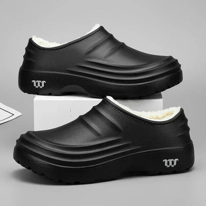 All-Weather Fleece-Lined Waterproof Clogs
